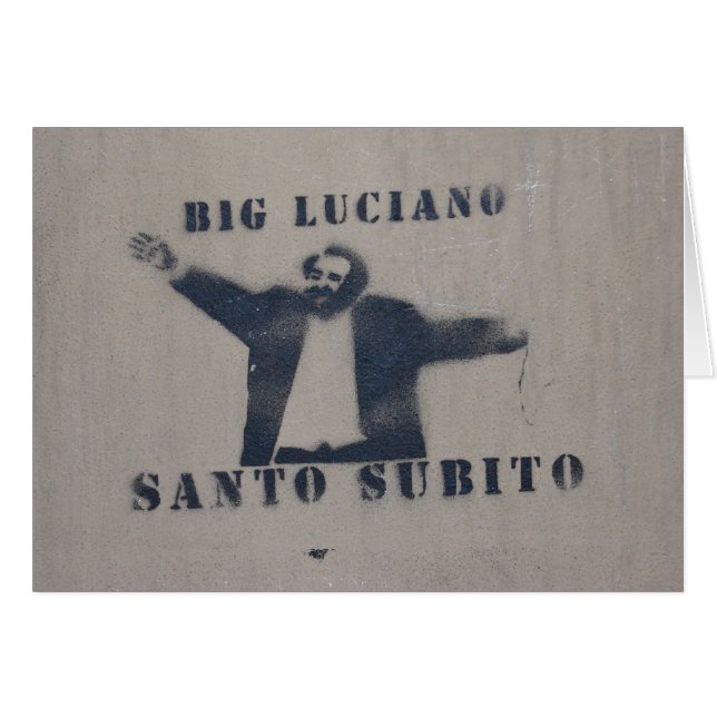 Cartão grande de Luciano (Frente Horizontal)