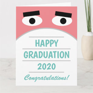 Cartão Grande divertida classe de Graduação Feliz de m