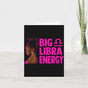 Cartão Grande Energia de Libra Aniversário Mulher Loc'd Z