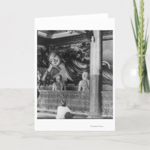 Cartão Grande estátua de Buddha em Tailândia