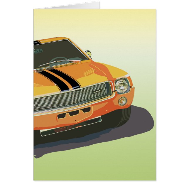 Cartão Grande Laranja Mau (Frente)