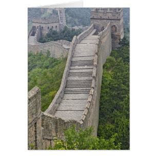 Cartão Grande Muralha, Jinshanling, China