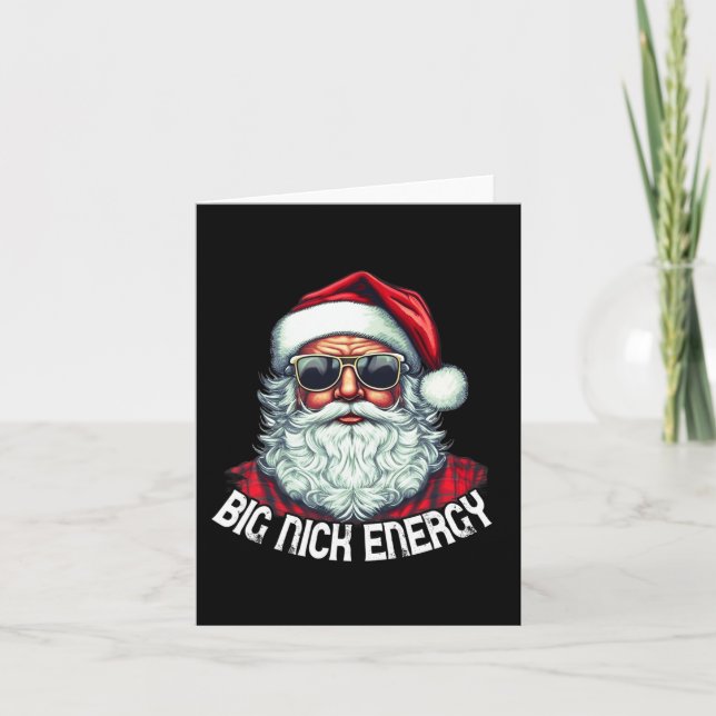Cartão Grande Nick Energy Divertiu Papais noeis Natal 1 (Frente)