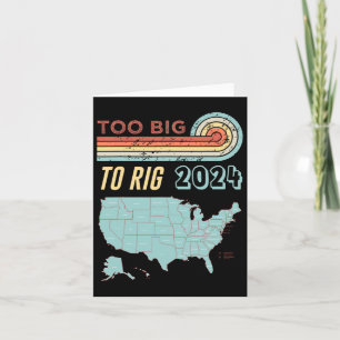 Cartão Grande Para Rig Dizendo Trump 2024 Engraçado Citaç