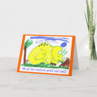 Cartão Grande & pequeno daqui até outubro