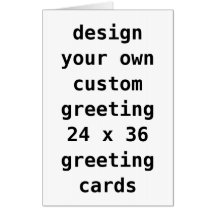 Cartão grande personalizado, placas grandes maiore