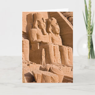 Cartão Grande Templo de Abu Simbel - Ramsés II - Egito