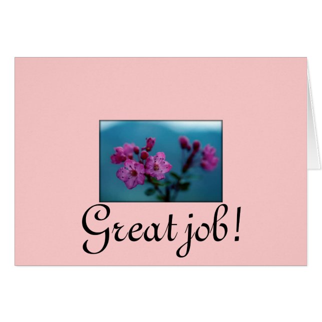 Cartão Grande trabalho (Frente Horizontal)