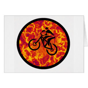 Cartão Grande velocidade da bicicleta
