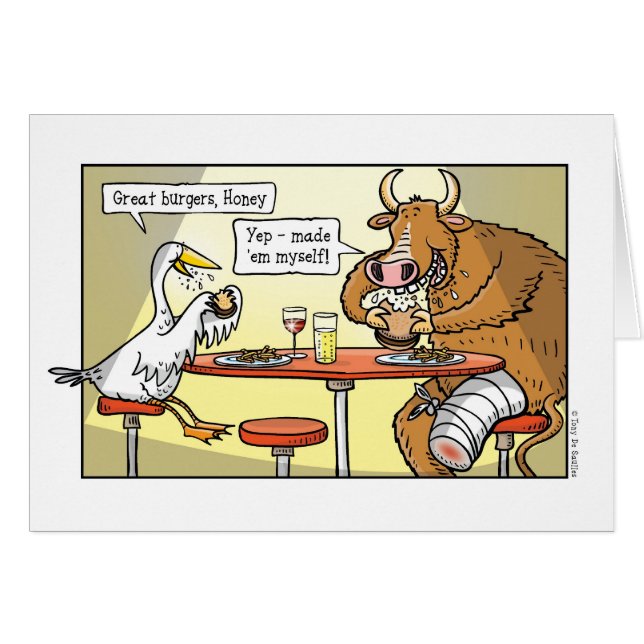 Cartão Grandes hamburgueres! (Frente Horizontal)