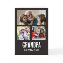 Grandpa established black grunge script 3 photo