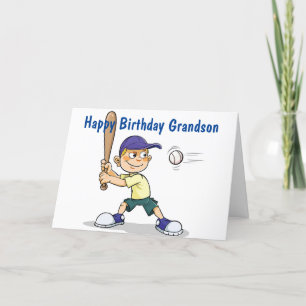 CARTÃO **GRANDSON** AUMENTE/TENHA UM ANIVERSÁRIO FELIZ