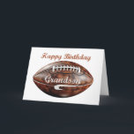 Cartão Grandson Birthday Grunge Grandes Esportes De Futeb<br><div class="desc">Celebre o dia especial do seu neto apaixonado por futebol com este cartão de aniversário único. A frente apresenta um futebol bem vestido com um design de grunge, captando a energia bruta do jogo. "Parabéns" é exibido com ousadia acima, com "neto" escrito na bola em uma fonte robusta, acrescentando um...</div>