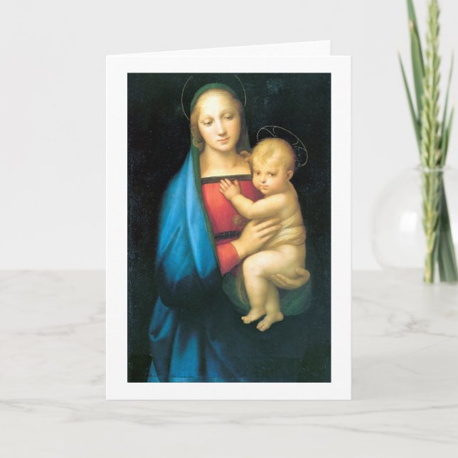 Cartão Granduca Madonna, Raphael, 1504 (Frente)