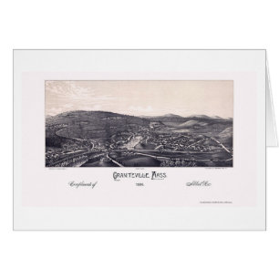 Cartão Graniteville, mapa panorâmico das MÃES - 1886
