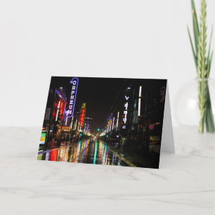 Cartão Granville Street, Vancouver, Canadá