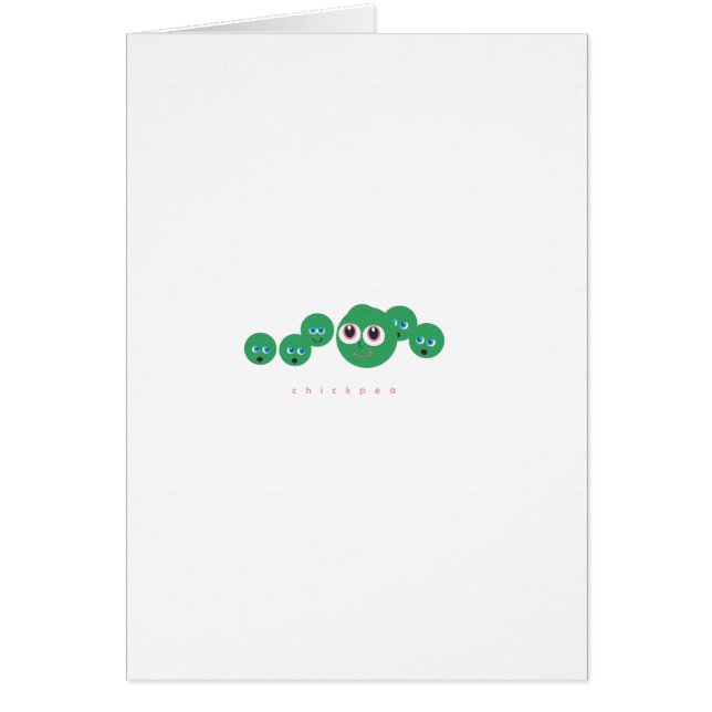 Cartão grão-de-bico (Frente)