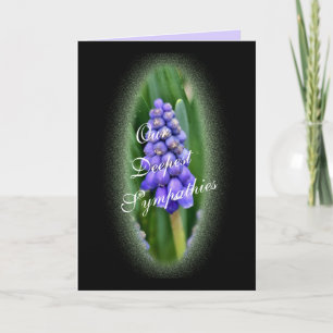Cartão Grape Hyacinth 388 no Blk- personalize qualquer oc