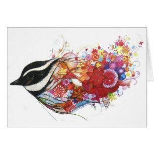 Cartão Graphic Sparrow