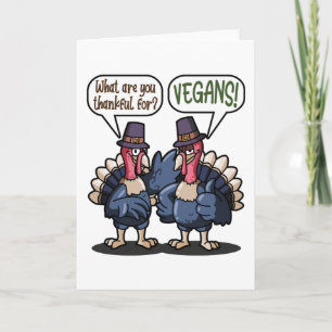 Cartão Gratidão Por Veganos Presente Engraçado De Ação De
