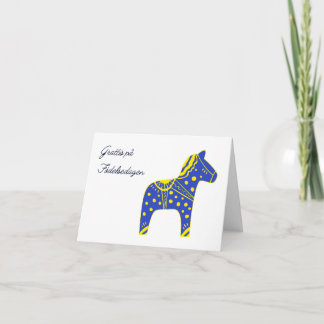 Cartão Grattis på födelsedagen