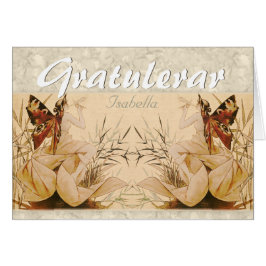 Cartão Gratulationskort Riquer Winged Ninfh CC0530