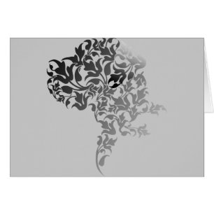 Cartão Grau Verlauf Doggenkopf