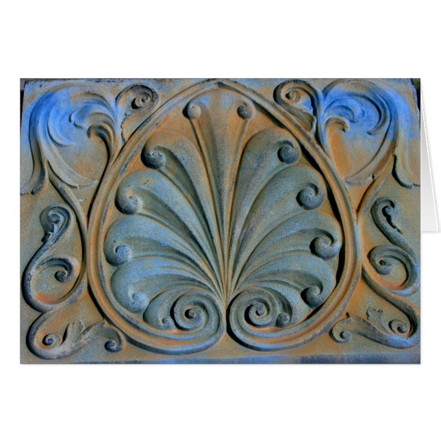 cartão gravestone gravado (Frente Horizontal)