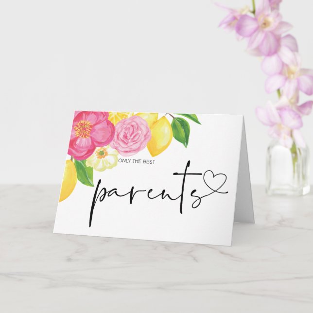 Cartão Gravidez Baby Reveal Pais Presentes Avós (Orquídea)