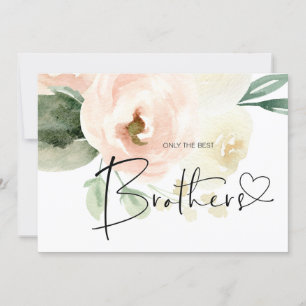 Cartão Gravidez Novo Irmão Novo Bebê Rosa Floral