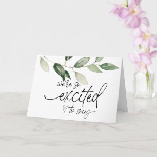 Cartão Gravidez Novo Raio de Bebê para Família e Amigos C