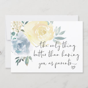 Cartão Gravidez Revele Novos Avós que estou grávida