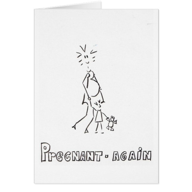 Cartão grávido outra vez (Frente)
