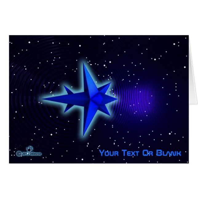 Cartão Gravity Drive Spacecraft (Frente Horizontal)