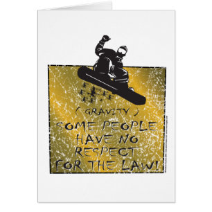 Cartão Gravity-Snowboarder