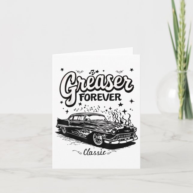Cartão Greaser (Frente)
