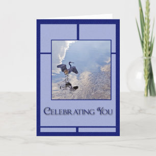 Cartão Great Blue Heron