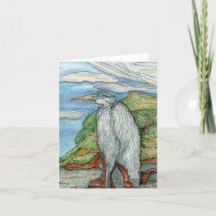Cartão "Great Blue Heron" Greeting Card