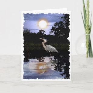 Cartão GREAT BLUE HERON Greeting Cards & Note Cards