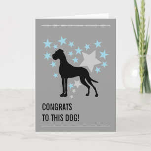 Cartão Great Dane Congrats