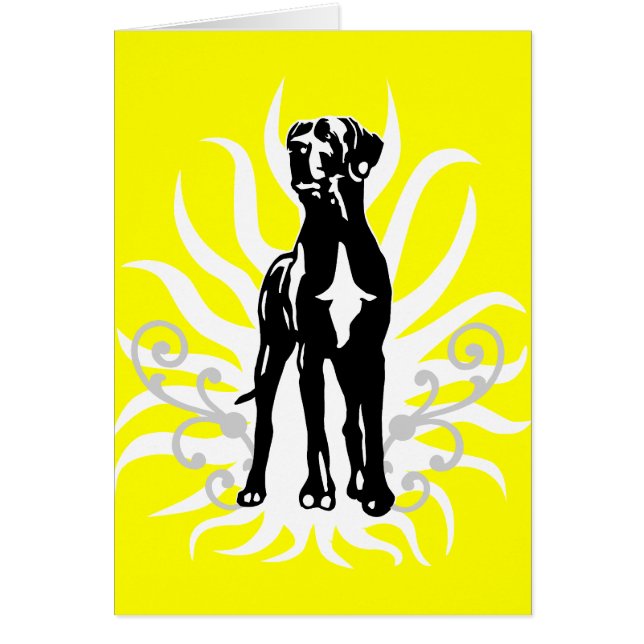 Cartão Great Dane Stud (Frente)