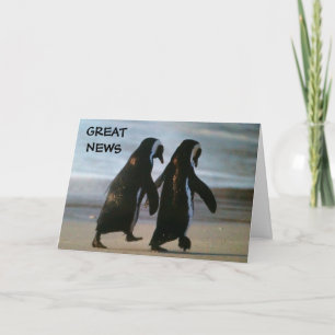 CARTÃO GREAT NEWS=ADOPTION