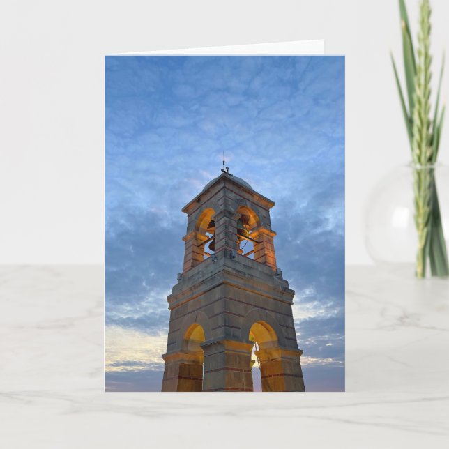 Cartão Grécia Atenas Torre Bell (Frente)