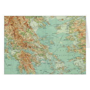 Cartão Grécia e Egeu