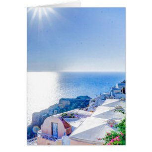 Cartão Grécia Santorini