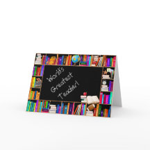 Cartão Greeing do grande professor do mundo