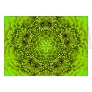 CARTÃO GREEN DAHLIA FLOWALS