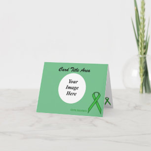 Cartão Green Standard Ribbon Template