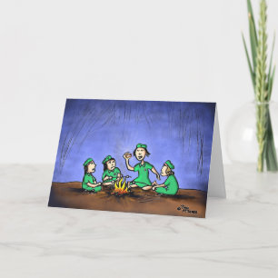 Cartão Green Weenii "One s'more" Greeting Card