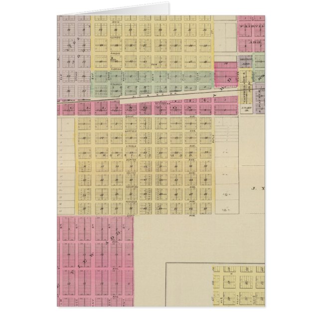 Cartão Greensburg, Wakefield, Kansas (Frente)